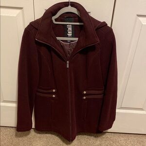 Women's Burgundy Coat